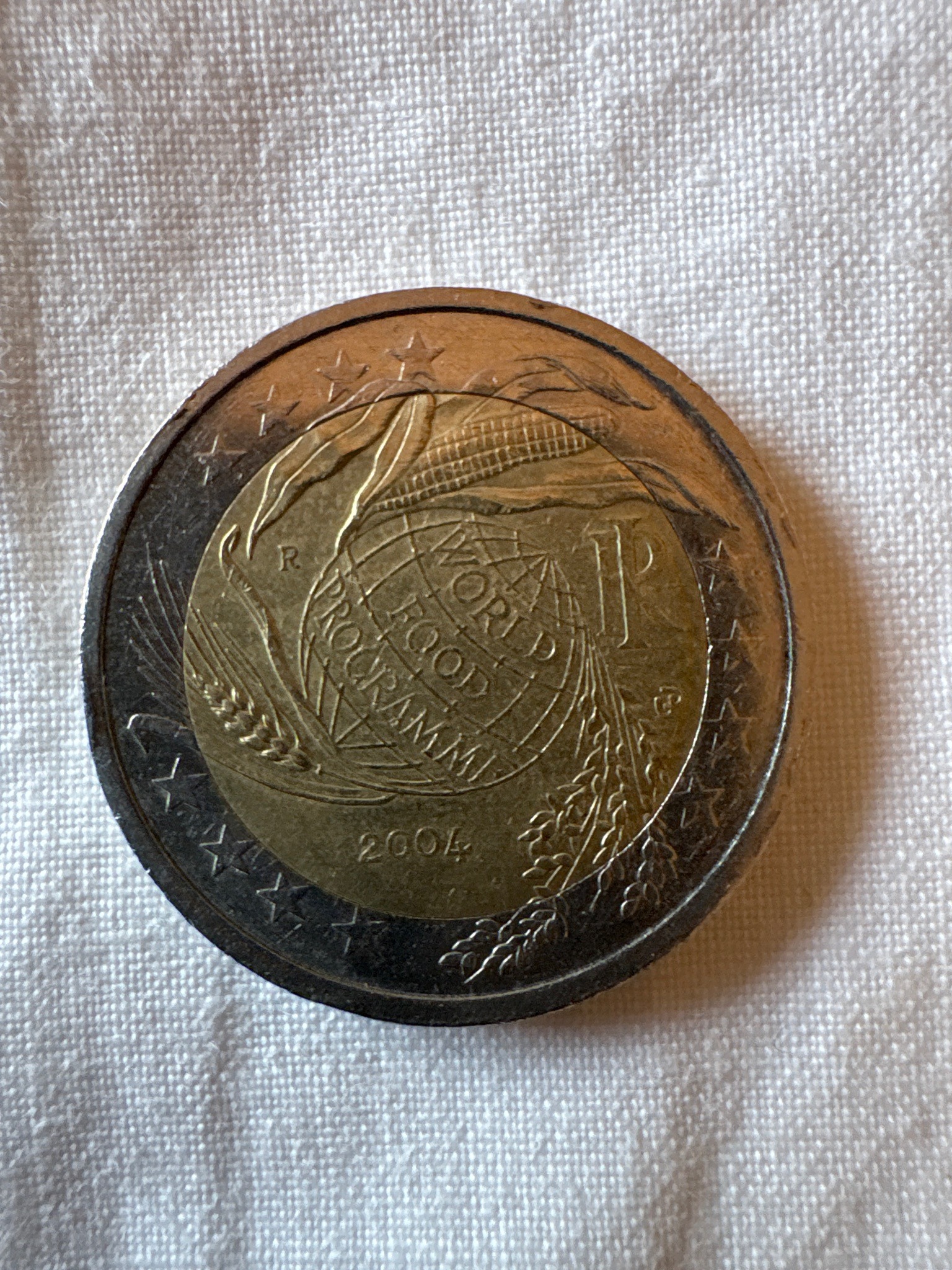 2004 Italy 2 Euro World Food Programme Commemorative