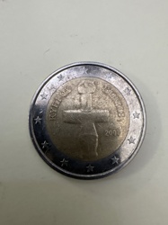 Cyprus 2 Euro Coin (Pomos Idol)