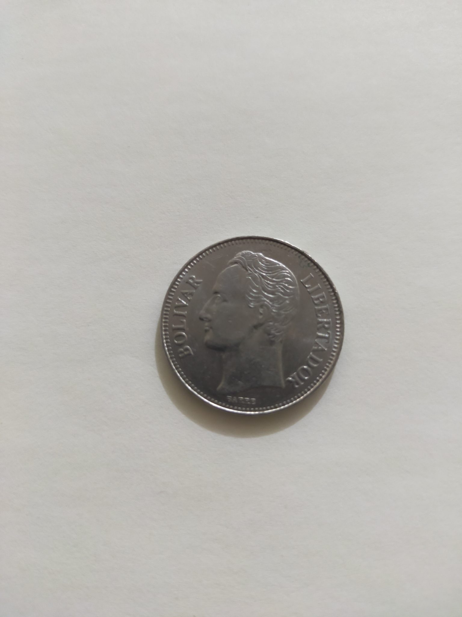 1 Bolívar — obverse