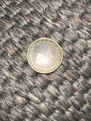 1 Euro Maltese Cross Coin