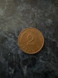 2 Pfennig coin