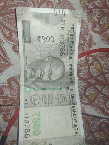 Mahatma Gandhi Indian 500 Rupee Note