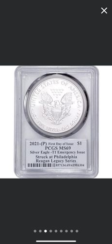 American Silver Eagle - T1 Emergency Issue