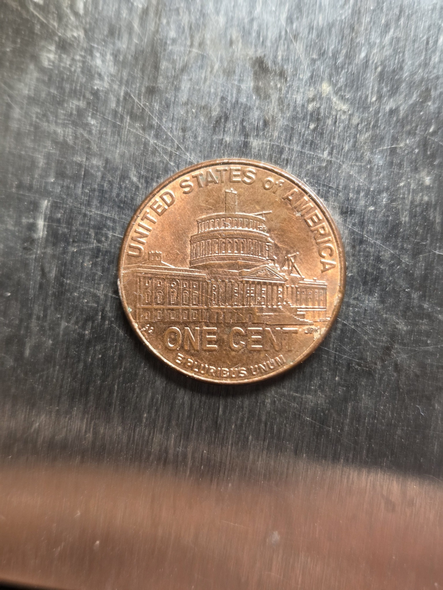 Lincoln Bicentennial Cent (Presidency in Washington, D.C. reverse) — reverse