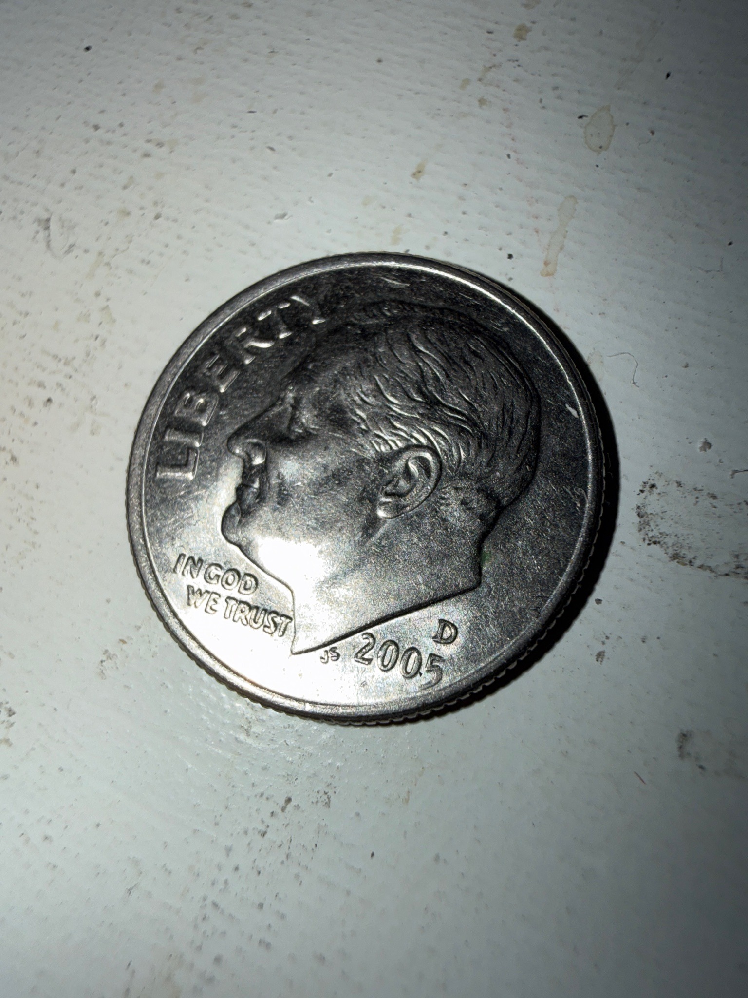 Roosevelt Dime — reverse