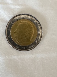 Belgian 2 Euro Coin (First Series)