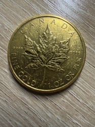 Canadian Gold Maple Leaf