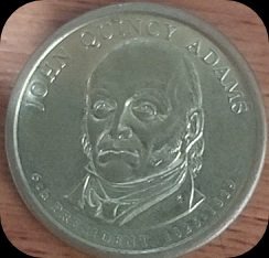 John Quincy Adams Presidential $1 Coin