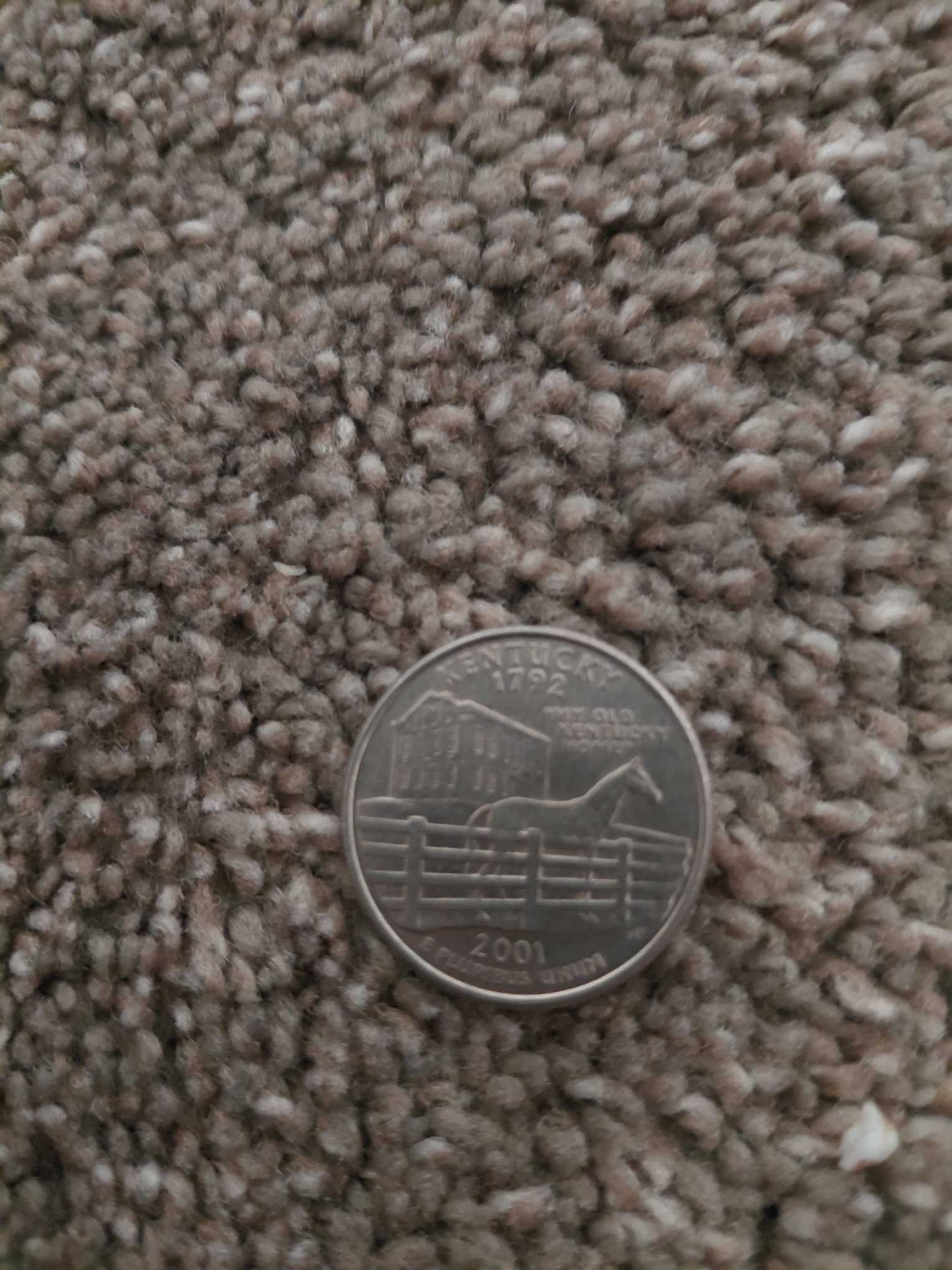 2001-P Kentucky State Quarter — reverse