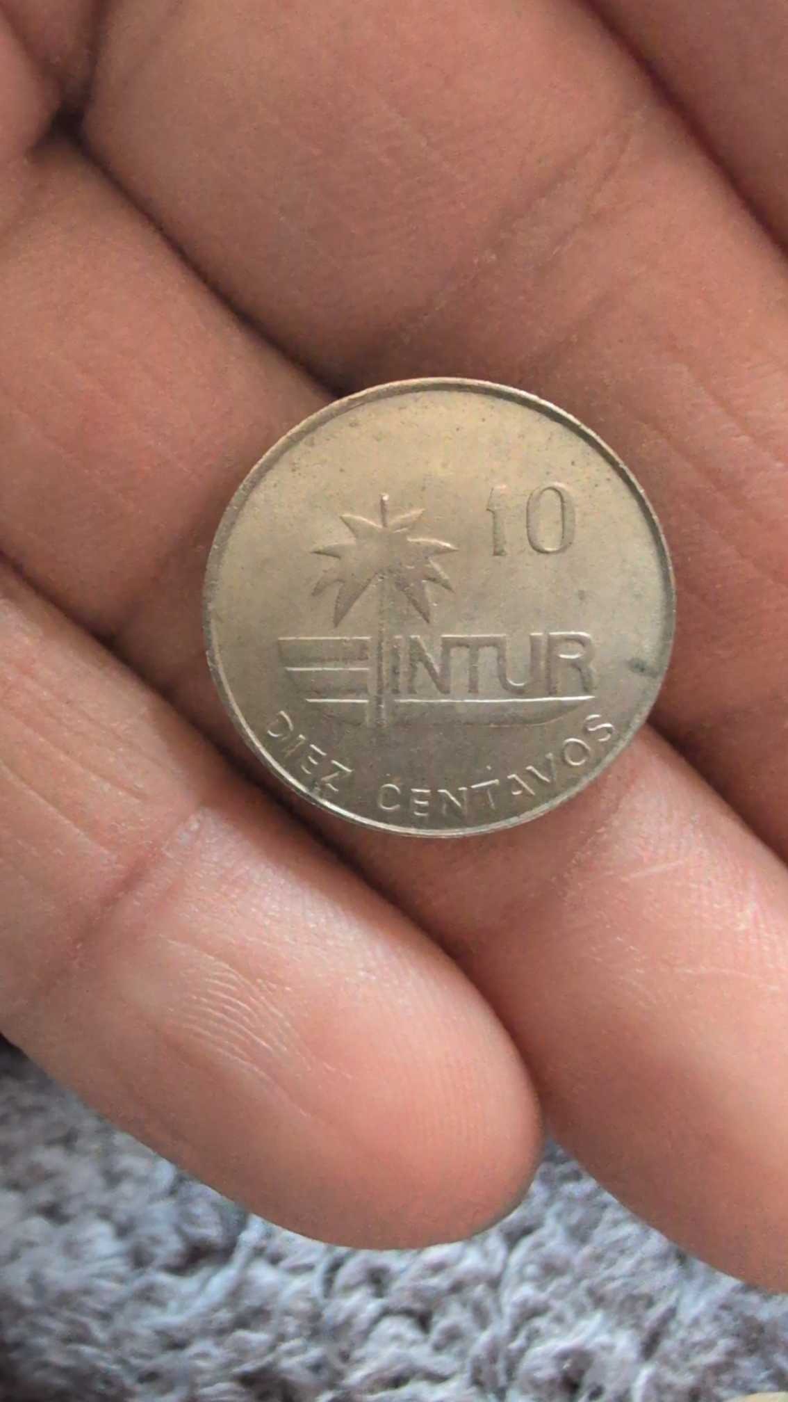 Cuba 10 Centavos (Tourist Coinality) — reverse