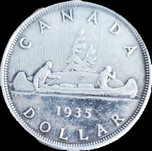 1935 Silver Jubilee Voyageur Dollar