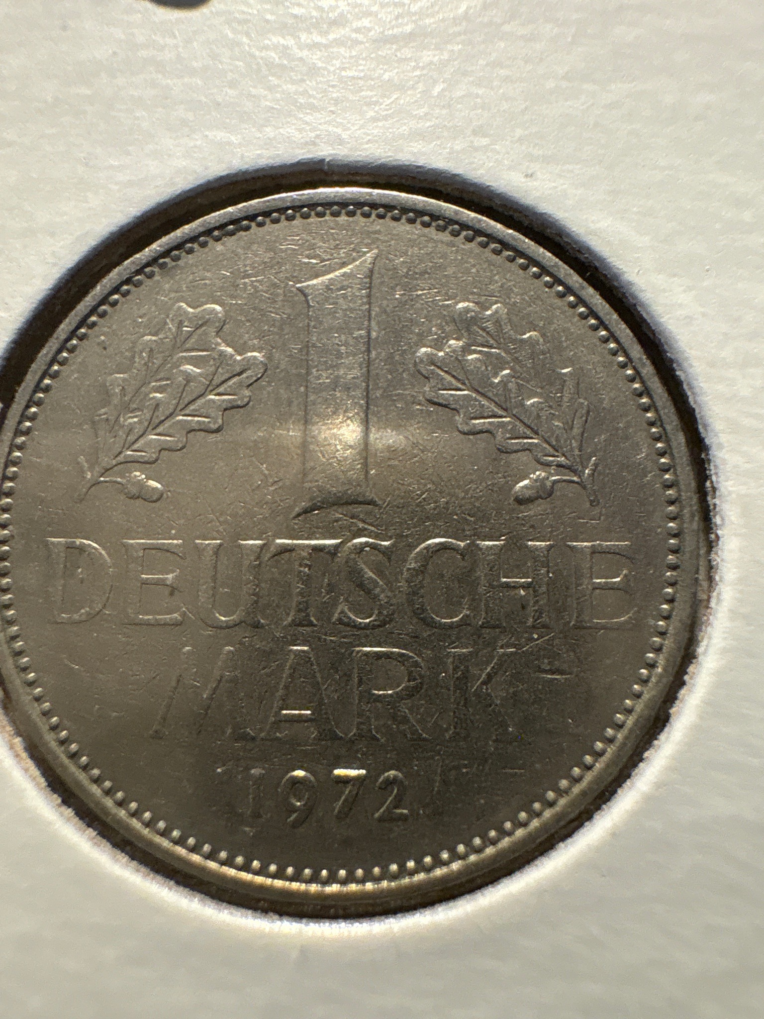 1 Deutsche Mark (West Germany) — reverse