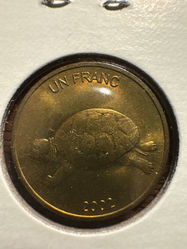 New Hebrides (Vanuatu) 1 Franc - Sea Turtle