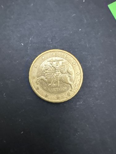 Lithuanian Euro Coin (50 Euro Cent)
