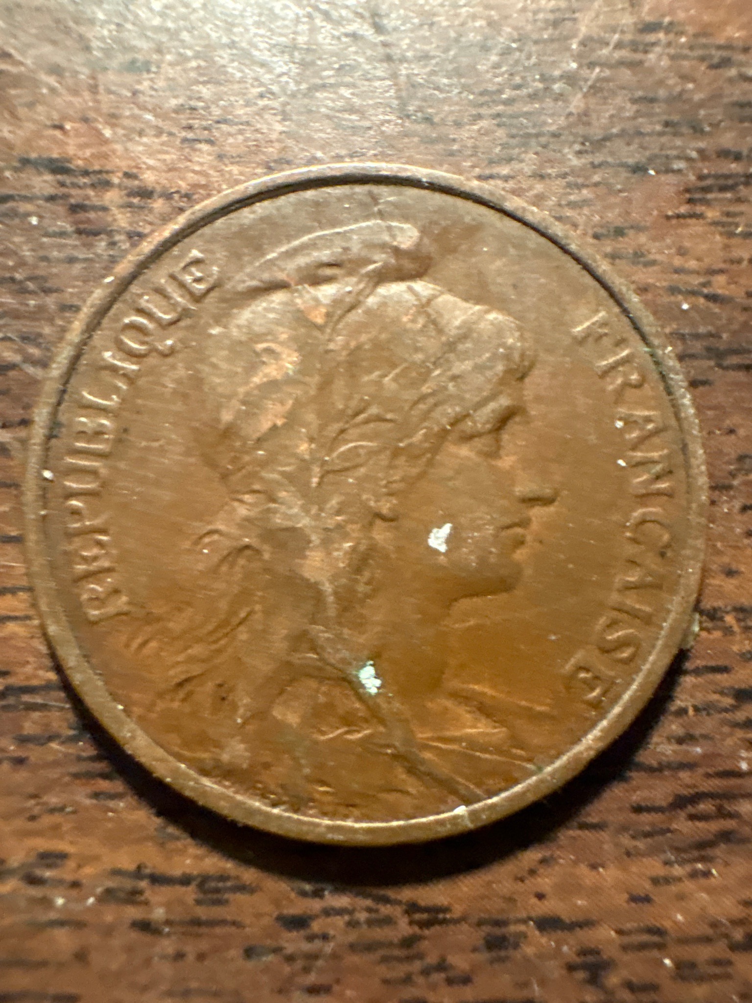 France 5 Centimes (Dupuis) — obverse