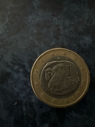 Greek 1 Euro Coin (Owl of Athena)