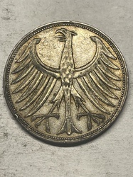 5 Deutsche Mark (Grave Eagle)
