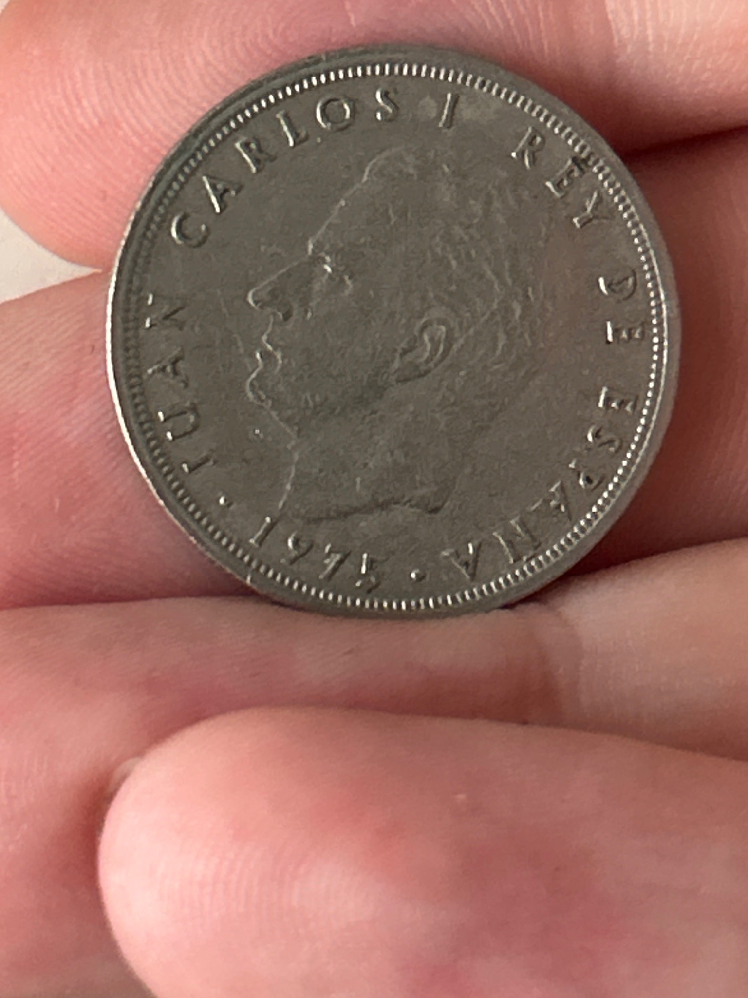 5 Pesetas (Juan Carlos I) — obverse