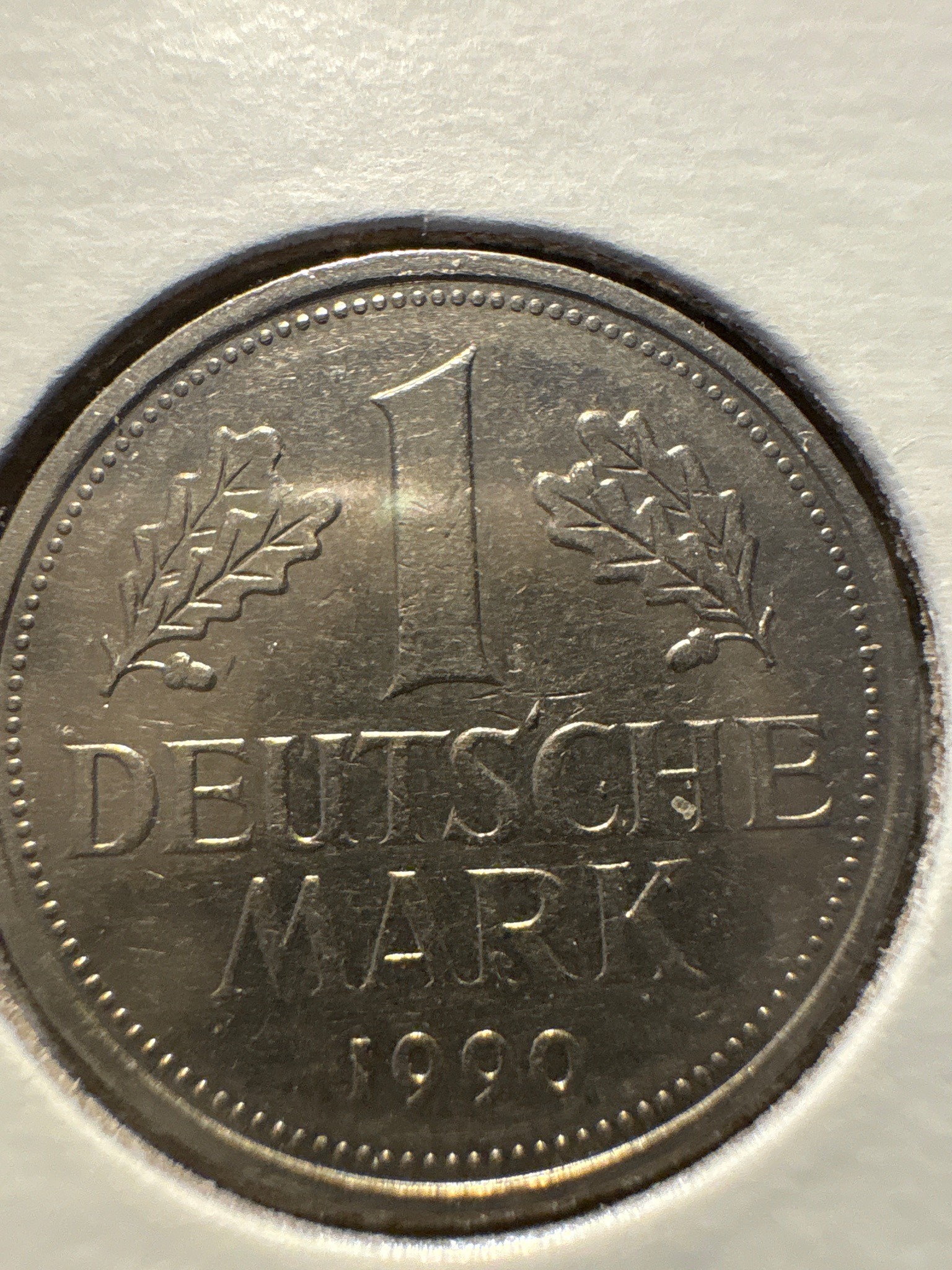 Germany 1 Deutsche Mark (Post-Reunification Era) — reverse