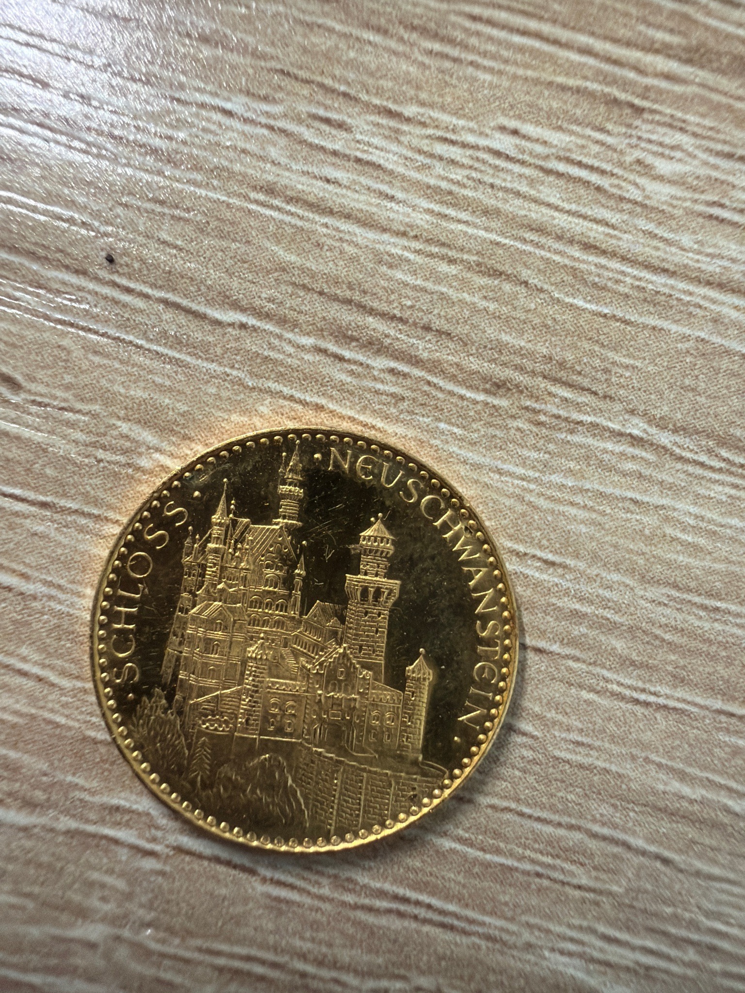 Neuschwanstein Castle / Ludwig II Souvenir Medal
