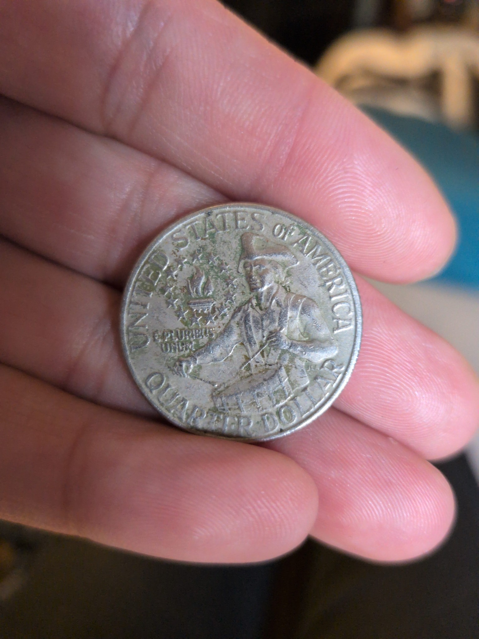 United States Bicentennial Quarter — reverse