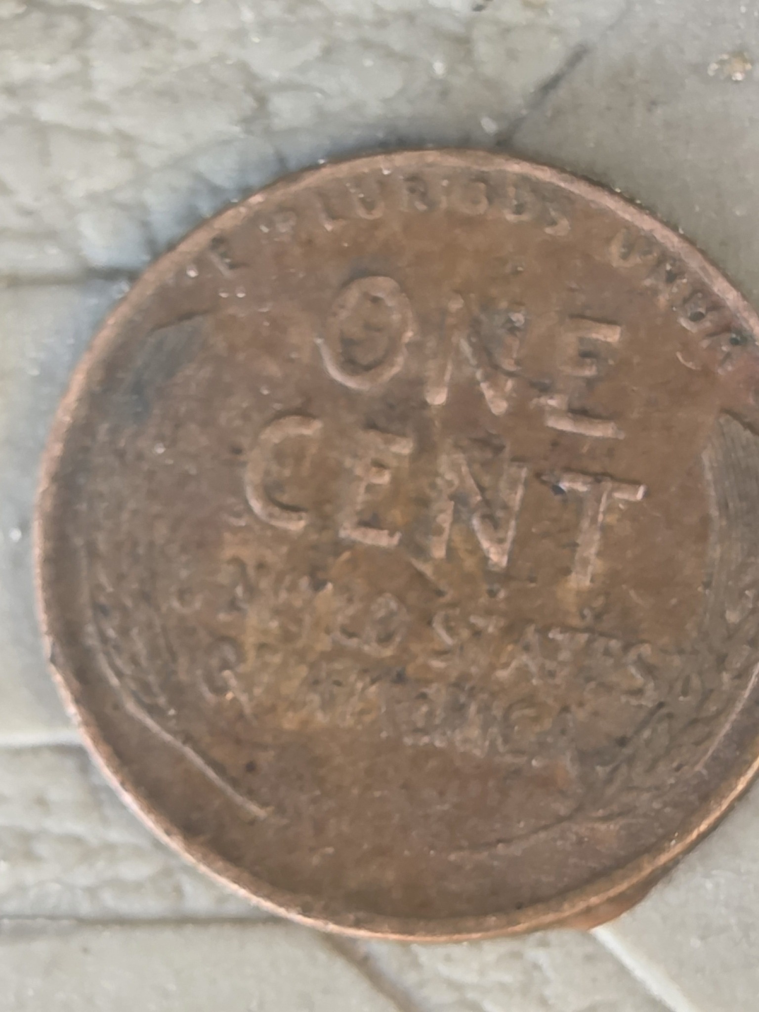 Lincoln Wheat Cent — reverse