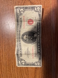 United States Five Dollar Silver Certificate (Small Size)