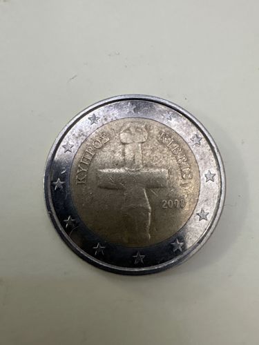 Cyprus 2 Euro Coin (Pomos Idol)