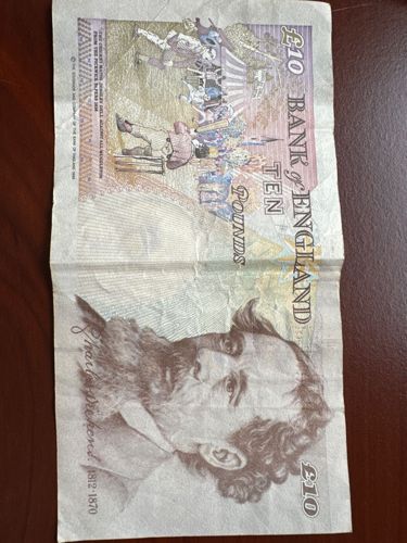 Series E £10 Banknote (Charles Dickens)