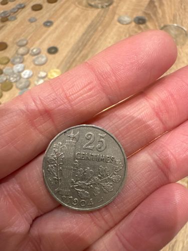 25 Centimes (Fasces and Oak Branch)