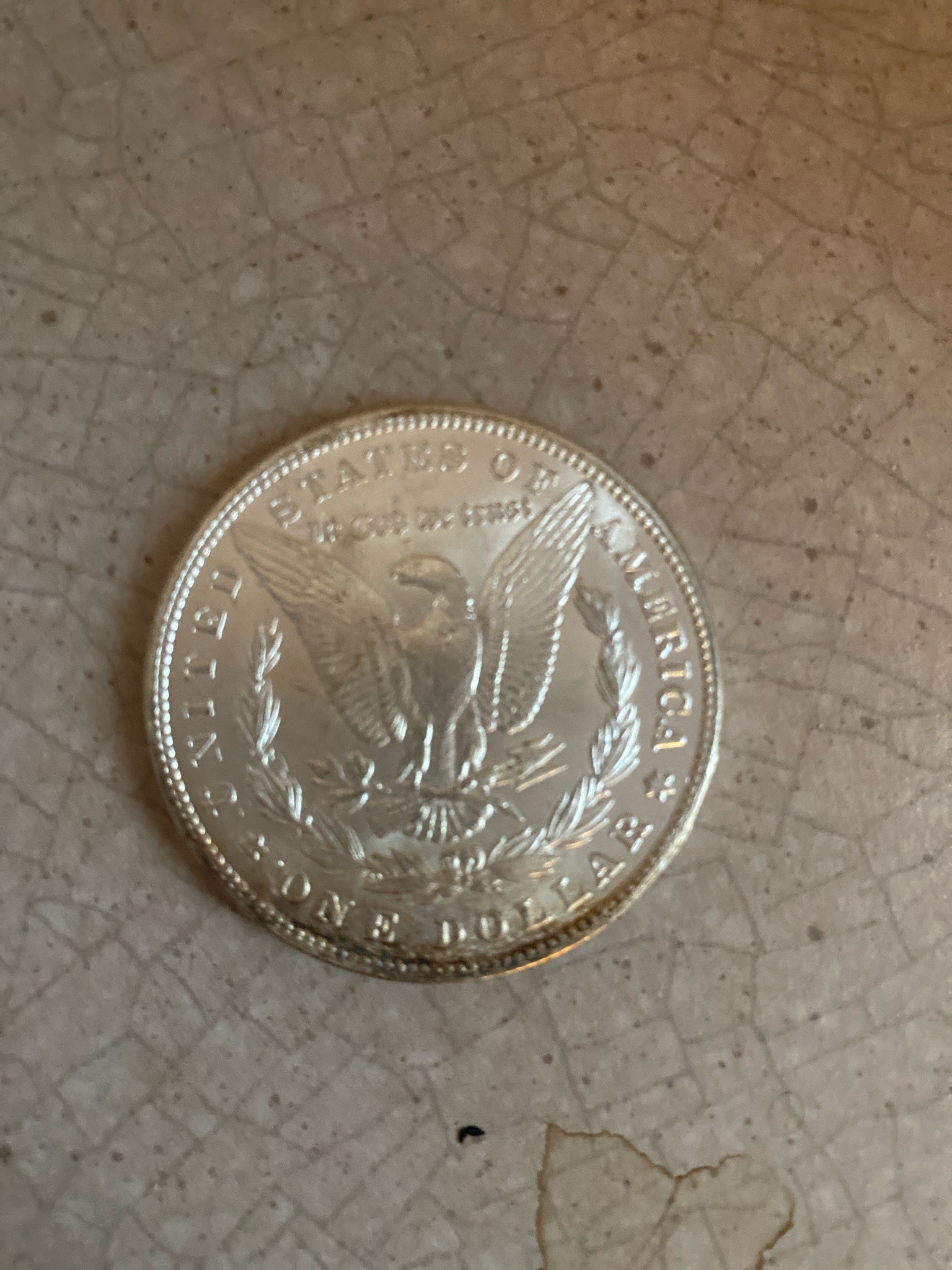 Morgan Silver Dollar — reverse