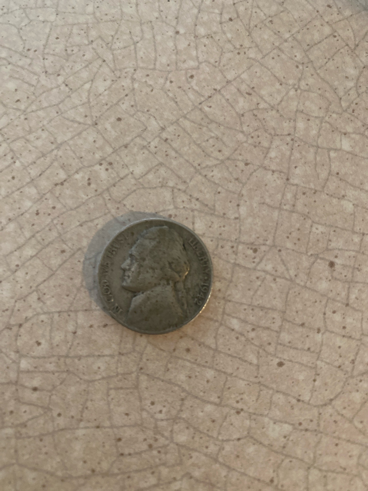 Jefferson Nickel (Wartime Alloy)