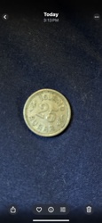 25 Aurar coin