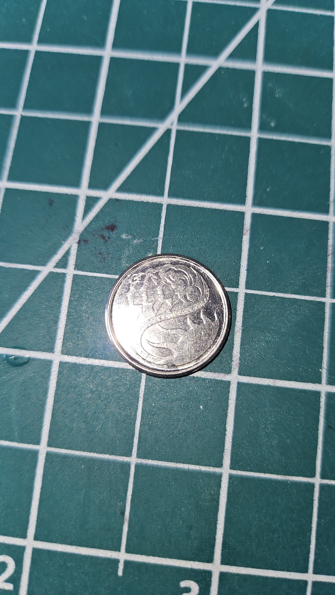 Australian 5 Cents (Year of the Volunteer) — reverse