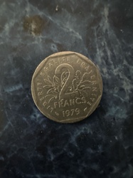 2 French Francs (Semeuse Type)