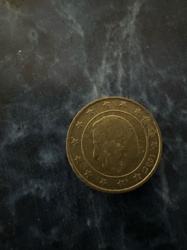 Belgian Euro Coin (50 Cents)