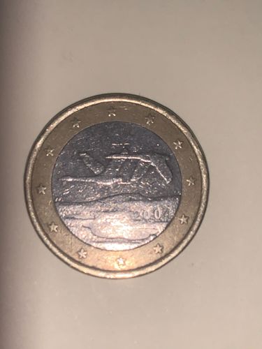 Finnish 1 Euro Coin (Flying Swans)
