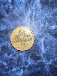 50 Lepta Coin