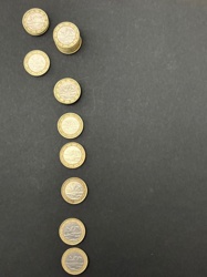 Belgian 2 Euro "Eurostar" Commemorative Coin