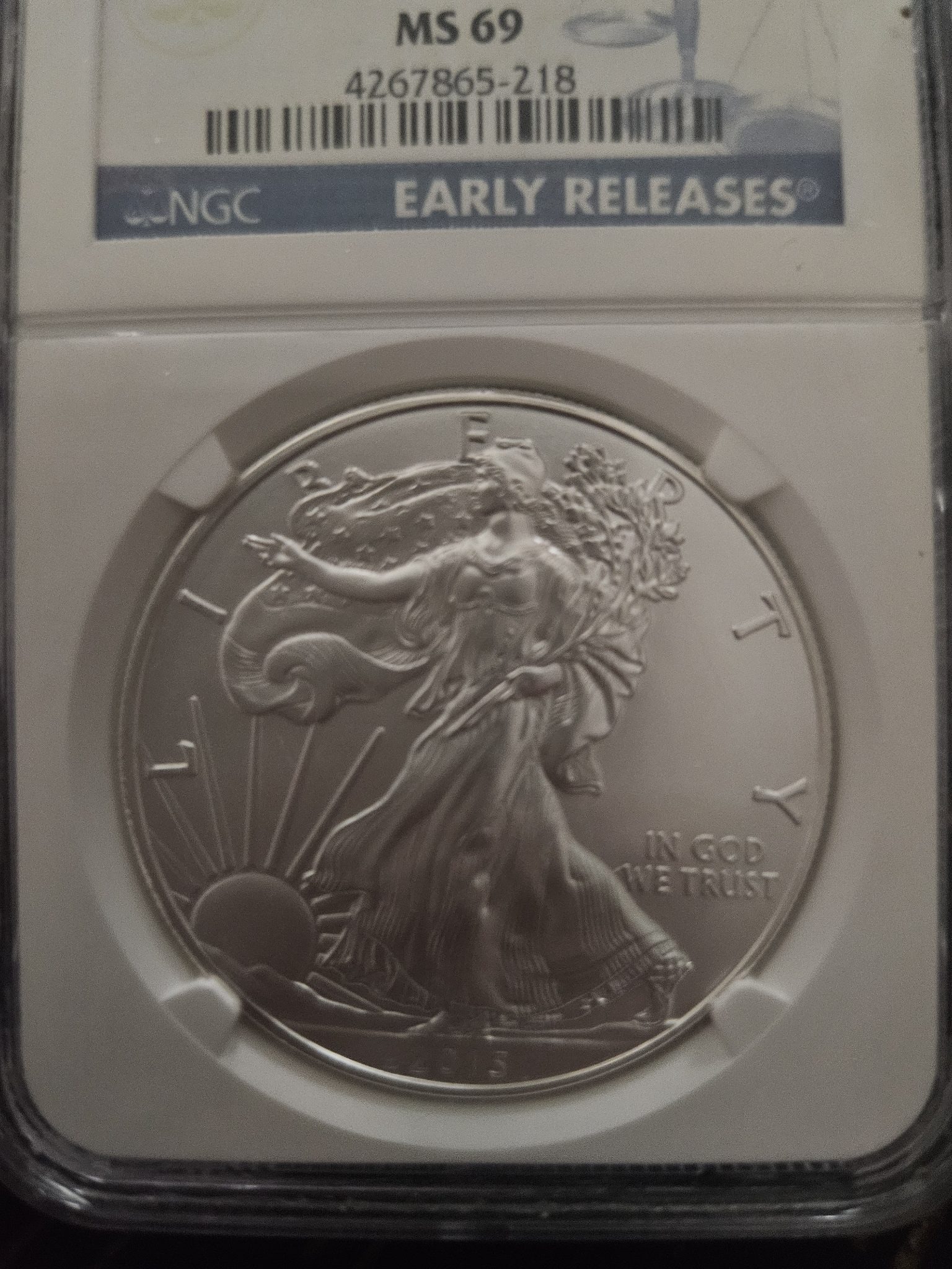 American Eagle Silver Bullion Coin — obverse