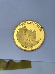 Annecy Le Château / Pont Des Amours Souvenir Token