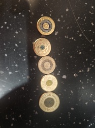 Australian Commemorative Two Dollars (Collection of 5 coins including Olympic, Commonwealth Games, and Donation Dollar)