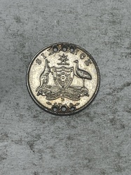 Australian Sixpence (Coat of Arms Type)