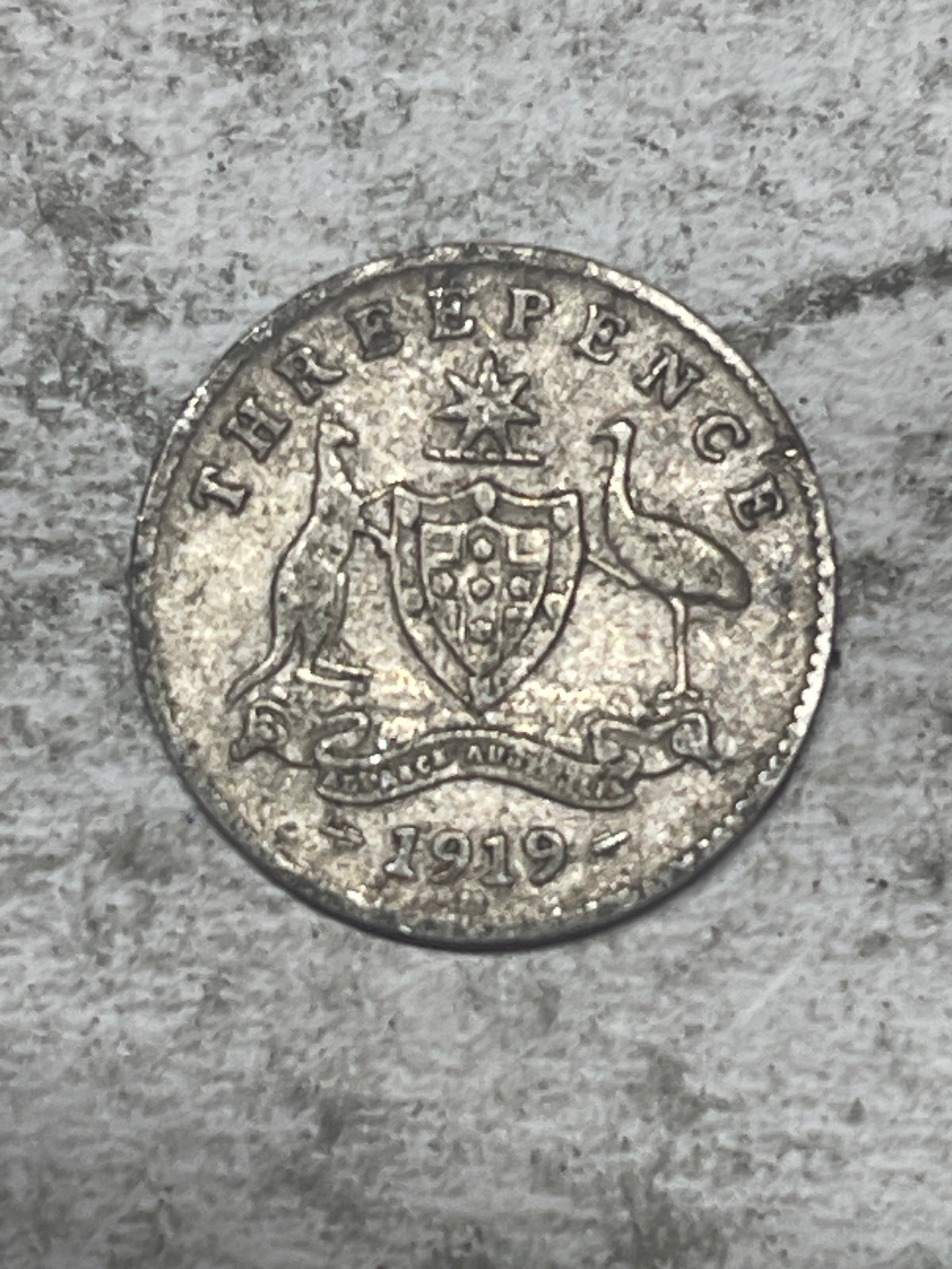 Australian Threepence — reverse