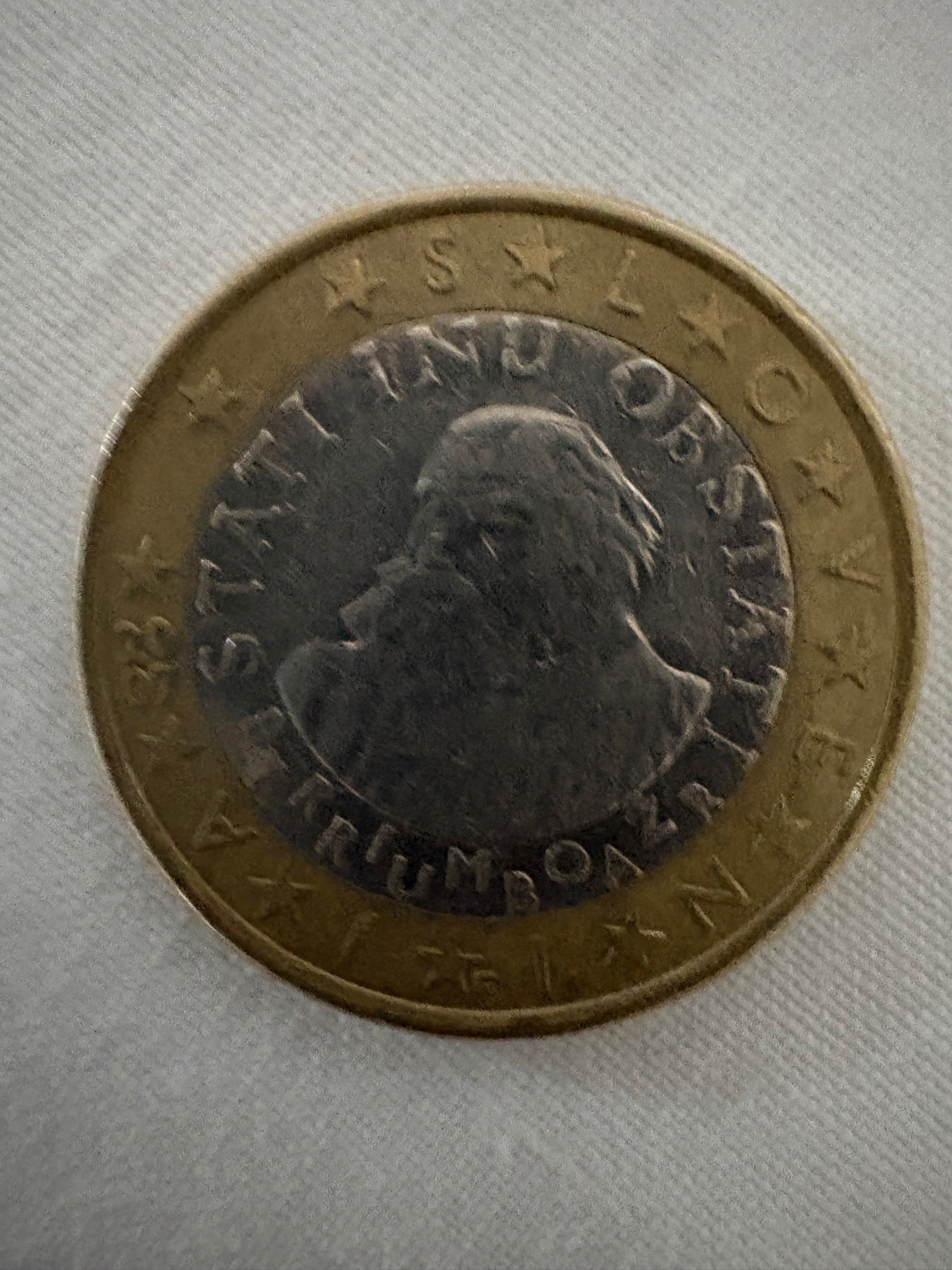 1 Euro Primo Trubar