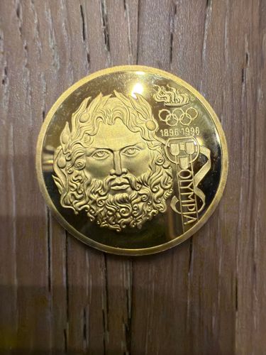 Olympic Games Centennial Commemorative Medal (Zeus/Olympia)