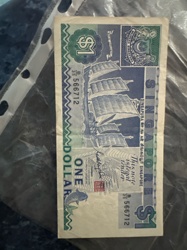 Singapore Ship Series First Series One Dollar Note