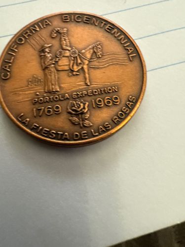 California Bicentennial Commemorative Medal (Portola Expedition)