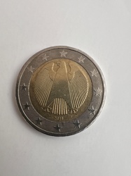2 Euro Coin (German National Side - Bundesadler)