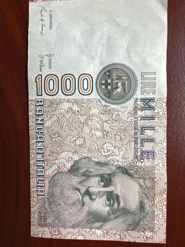 1,000 Italian Lire Banknote (Marco Polo)